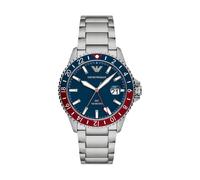 Emporio Armani - World Explorer GMT Dual Time Watch - - Accessories - Uomo - Blu - ONE SIZE