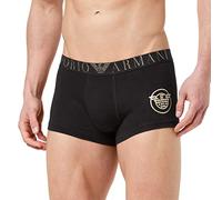 Emporio Armani X-mas Cotton Elastic Band Trunk, Nero, L Uomo