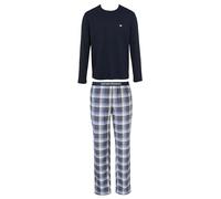 Emporio Armani Yarn Dyed Cotton Long Pajamas