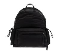 Emporio Armani, ,Bags ,Uomo ,Nero ,ONE SIZE Zaino rotondo in nylon con monogramma