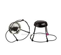 Emporio enologico vesuviano GABBIETTE FERMATAPPO per Tappi Spumante A 4 Fili con Capsula CAPPELLOTTO Metallica di Vari Colori in Confezione da 50 pz (Rosa)