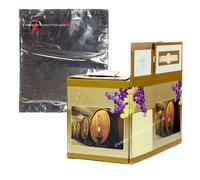 Emporio enologico vesuviano Sacca Bag in Box E Scatola Colore Giallo Generico - Sacca Vino - Scatola Vino - Kit 10 PZ