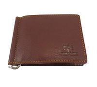 EMPORIO LB PORTAFOGLIO UOMO PELLE MONETE ESTERNO + FERMA SOLDI + CARTE DI CREDITO (MARRONE)