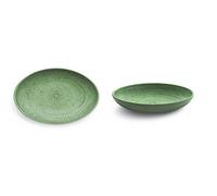 Emporio Zani Touc-Mel Risottiera ovale Mono Verde cm 33x22.5x6.5
