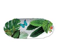 Emporio Zani Touch Mel YORK Piatto Rettangolare Sandwich/Sushi/Caffè 100% melamina