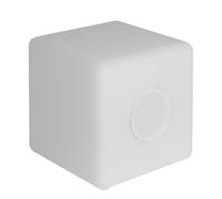 EMPOTEC 569559 Lampada Cubo LED con Speaker Bluetooth, 7 Colori RGB, 20x20 cm, con Telecomando, per Giardino e Terrazzo