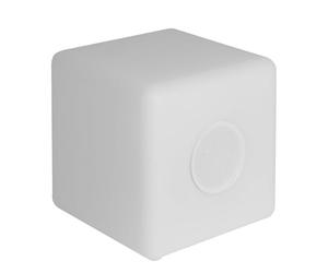 EMPOTEC 569559 Lampada Cubo LED con Speaker Bluetooth, 7 Colori RGB, 20x20 cm, con Telecomando, per Giardino e Terrazzo
