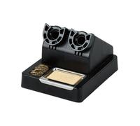 EMPOTEC Accessorio Supporto per Saldatore Doppio ZD-11S per Stilo Saldante e Pistola Dissaldante Inclusi una Spugna e una Paglietta di Rame DISPONIBILITA' IMMEDIATA MAGAZZINO ITALIA - NO DOGANA