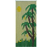 EMPOTEC PZ 1 Tenda Struttura a Piastrine in Plastica per Porte e Finestre da Esternmo Anti Mosche, Zanzare, Insetti, Tende a Caduta Libera Colori e Temi Assortiti (PALMA E SOLE, 100X220)