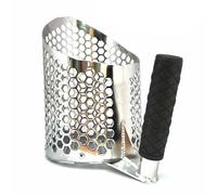 EMPOTEC Sand Scoop SE-3 Setaccio in Acciaio Inox per Ricerche in Sabbia Mare Bagnasciuga Pala Traforata Ideale per Ritrovamenti con Metal Detector Ottima Qualità