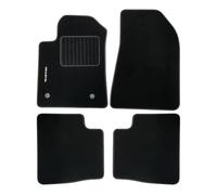 EMPOTEC Tappetini Auto in Moquette per Alfa Romeo Giulietta, Set 4 Pezzi, Nero, con Pin e Logo Giulietta Ricamato, Codice Equivalente Originale 50291077