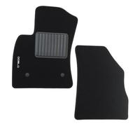 EMPOTEC Tappetini Auto in Moquette per Fiat DOBLO, Set 2 Pezzi, Nero, con Logo DOBLO' Ricamato Codice Equivalente Originale 71807286 - ALTA QUALITA' - MADE IN ITALY