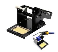 EMPOTEC ZD-10S Supporto per Saldatore e Pistola Dissaldante, con Porta Rocchetto Stagno, Spugnetta e Porta Spugna