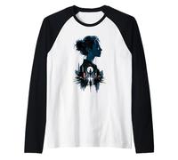 Empowered Donna Città Notte Silhouette Maglia con Maniche Raglan