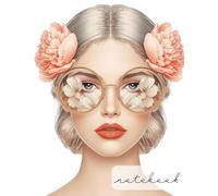 Empowered Women Writing Notebook - Feminine Floral Journal for Thoughts, Dreams & Planning: Spacious 8.5x11 lined paper, decorative botanical layout every fifth page, stylish present idea