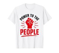 Empowerment Equality Quote Simple Power To The People Maglietta