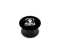 Empowerment Equality quote simple Power To The People PopSockets PopGrip Adesivo