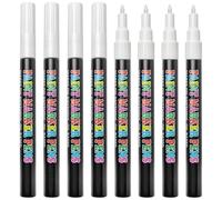 Empty Acrylic Marker Pens Set Of 8 Refillable Art Supplies With Leakproof Control For Artists Students Home Decor Plastic Acrylic Marker Set