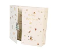 Empty Advent caļEnđar Box 13x12 Inch, 24 Day DIY Fillable Christmas Gift | Foldable White DIY 24-Day Christmas Countdown Box, Fillable Empty Present Container Set for Chocolates, Toys, Jewelry, and