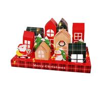 Empty Advent to Fill - 2025 Christmas Countdown Calendar, Festival Candy Wrapping Box, Paper Boxes for Chocolate Snacks Handicrafts, Fun Holiday Activity Gift Idea, Creative Decoration for Party Favor