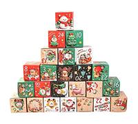 Empty Countdown Boxes | Numbered Seasonal Cardboard Container