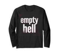 Empty Hell - Christian Faith Bold Gospel Evangelism Maglia a Manica