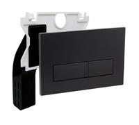Empyreal Placca Controllo Opaco per Geberit Duofix Sigma/Delta/BASIC Nero
