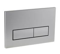 Empyreal Placca di controllo, pezzi di ricambio per cassetta di scarico, modelli precedenti Placca di controllo per Geberit Sigma01 UP320&300, Doppio scarico(Argento Opaco)