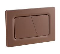 Empyreal Placca di controllo, pezzi di ricambio per cassetta di scarico, modelli precedenti Placca di controllo per Geberit Sigma01 UP320&300, Doppio scarico(Bronzo)