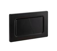 Empyreal Placca di controllo, pezzi di ricambio per cassetta di scarico, modelli precedenti Placca di controllo per Geberit Sigma01 UP320&300, Doppio scarico(Nero Opaco)