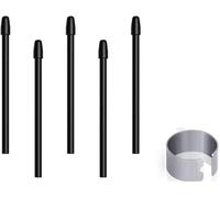 EMR - Punte di ricambio per penne stilo Staedtler Noris Digital Jumbo/Noris EMR, pennino Noris Digital Styus con punta morbida (5 punte, nero)