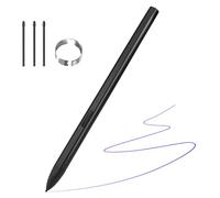EMR Stylus Remarkable - Penna di ricambio con gomma digitale + 3 punte, sensibilità del livello di pressione 4096 e pennarello Palm Rejection compatibile con Kindle Scribe Premium, colore: nero