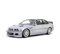 EMRGAZQD Veicoli a Motore in Scala 1:18 for BMW E46 M3 GTR Modello di Auto in Lega in Scala di Simulazione Modello in Metallo Ornamenti Creativi Decorazione Modello di Auto Replica