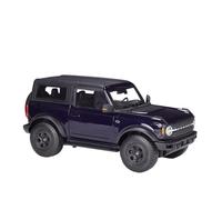 EMRGAZQD Veicoli a Motore in Scala 1:18 for Ford Bronco Wildtrak 2021 Pressofuso In Lega Di Auto Scala Modello Di Auto Costruire Una Collezione Di Auto Museo Modello di Auto Replica(Black)