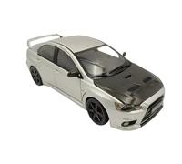 EMRGAZQD Veicoli a Motore in Scala 1:18 for Mitsubishi Evo Mini Simulazione Statica Modello di Auto in Lega di Metallo Pressofuso Ornamenti Decorazione Modello di Auto Replica(White)