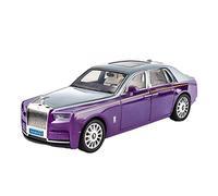 EMRGAZQD Veicoli a Motore in Scala 1:18 Per Rolls Royce Phantom Auto In Lega Pressofusa Modello Finito Da Collezione Per Hobby Modello di Auto Replica(Color:Purple)