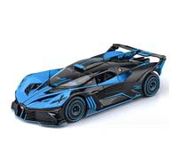 EMRGAZQD Veicoli a Motore in Scala 1:24 For Bugatti Bolide Modello Auto Sportiva In Lega Zinco Modello In Metallo Pressofuso Regalo Raccolta Ad Alta Simulazione Modello di Auto Replica(Blue)