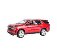 EMRGAZQD Veicoli a Motore in Scala 1:26 for Chevrolet Tahoe SUV 2021 Mini Simulazione Statica in Lega di Zinco Pressofusa Modello di Auto Ornamenti Decorazione Modello di Auto Replica(Red)
