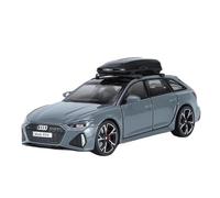 EMRGAZQD Veicoli a Motore in Scala 1:32 for Audi Rs6 Quattro Miniatura Statica in Lega di Zinco Pressofusa Modello di Auto da Collezione Ornamenti Modello di Auto Replica(Chrome)