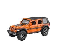 EMRGAZQD Veicoli a Motore in Scala 1:32 for Jeep Wrangler Sahara Mini Modello di Auto in Lega Pressofusa Ornamenti Creativi da Esposizione, Collezione Modello di Auto Replica(Orange)