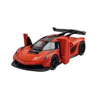 EMRGAZQD Veicoli a Motore in Scala 1:32 for Koenigsegg Jesko in Miniatura Modello Auto in Lega Pressofusa in Scala Statica Ornamenti Decorativi da Esposizione Modello di Auto Replica(Orange)