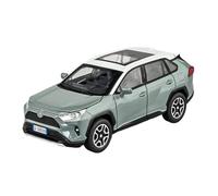 EMRGAZQD Veicoli a Motore in Scala 1:32 for La Collezione di Modelli di Auto in Lega Pressofusa Modello for Toyota Rav4 Fuoristrada Mini Simulazione Statica. Modello di Auto Replica(Green)