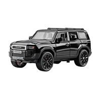 EMRGAZQD Veicoli a Motore in Scala 1:32 for La Collezione Ornamenti Modellini Auto in Lega Zinco Pressofusa Statica for Toyota Prado Land Cruiser in Miniatura Modello di Auto Replica(Black)