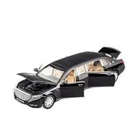 EMRGAZQD Veicoli a Motore in Scala 1:32 for Maybach S650 Mini, Modello di Auto in Lega Pressofusa, Decorazione Creativa, Collezione di Ornamenti da Esposizione Modello di Auto Replica(Black)