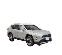 EMRGAZQD Veicoli a Motore in Scala 1:32 for Toyota Rav4 SUV 2023 Modello Auto in Lega Zinco in Scala Simulazione Modello Auto in Metallo Ornamenti Decorazione Modello di Auto Replica(Chrome)