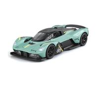 EMRGAZQD Veicoli a Motore in Scala Collezione di Modelli di Auto in Lega Pressofusa in Scala Statica for Aston Martin Valkyrie Amr 001 in Scala 1:32 Modello di Auto Replica(Green)
