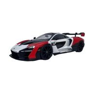 EMRGAZQD Veicoli a Motore in Scala Collezione di Ornamenti for Modelli di Auto in Lega di Zinco Pressofusa in Scala 1/24 for McLaren Senna Simulazione Statica Modello di Auto Replica