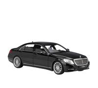 EMRGAZQD Veicoli a Motore in Scala Modello di Auto in Lega in Scala 1:24 for Benz Classe S S500 Regalo di Raccolta di Souvenir Squisito Modello di Auto Replica(Black)
