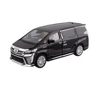 EMRGAZQD Veicoli a Motore in Scala Modello di Auto in Metallo Pressofuso in Lega in Scala 1:18 for Toyota Vellfire Ornamenti Commemorativi da Collezione Statici Modello di Auto Replica(Black)