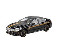 EMRGAZQD Veicoli a Motore in Scala Modello di Auto Pressofusa in Lega in Miniatura in Scala 1:24 for BMW M8 MANHART MH8 800 Squisiti Ornamenti da Scrivania Modello di Auto Replica(Black)
